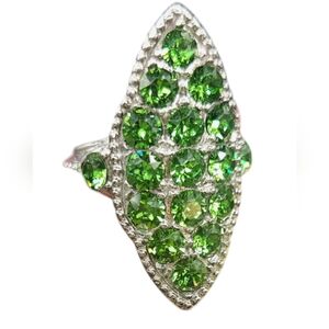 Swarovski Green Crystal Ring